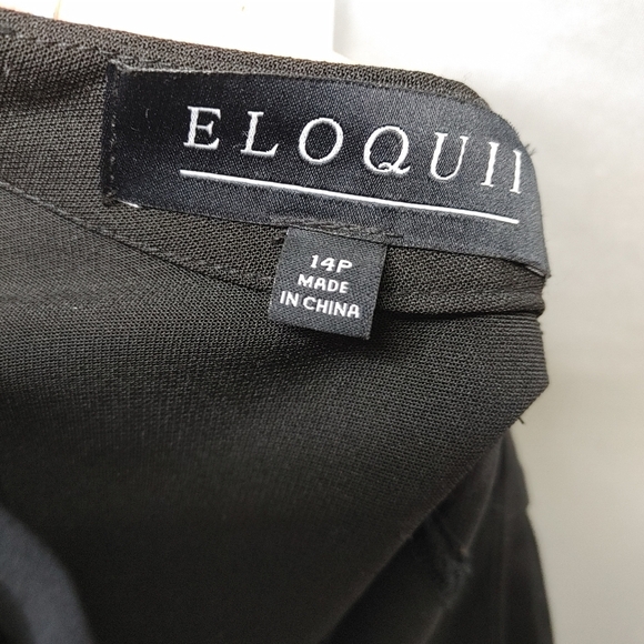 ELOQUII bow neck sheath dress 14P - Picture 11 of 13